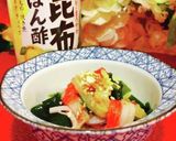 蟹カマ入り☆白菜とワカメの柚子ポン酢和え作り方13写真