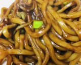 赤味噌タレのあまから焼きうどん作り方2写真