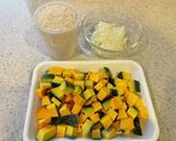 炊飯器で☆かぼちゃのバターリゾット作り方1写真