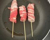 豚肉のネギ巻き作り方4写真