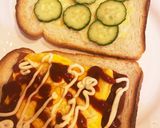 スパム玉子オーロラソースサンド作り方5写真