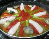 はまぐりと海老のパエリア作り方4写真