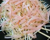 簡単!節約!美味!もやしの焼きそば風炒め作り方2写真