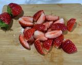 つぶつぶ食感Ψいちごミルク作り方1写真