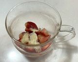 つぶつぶ食感Ψいちごミルク作り方2写真