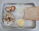 きのこチーズトースト作り方1写真