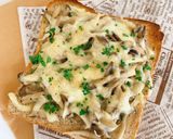 きのこチーズトースト作り方5写真