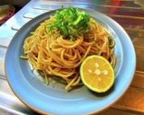 黒七味のスパゲッティーニ作り方6写真