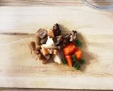 筑前煮ハンバーグカレー作り方1写真