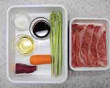 おせちに!野菜の牛肉巻き(八幡巻き)作り方1写真