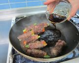 おせちに!野菜の牛肉巻き(八幡巻き)作り方5写真