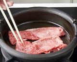 高級和牛で贅沢すき焼き作り方3写真