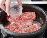 高級和牛で贅沢すき焼き作り方4写真