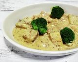 鶏もも肉のマスタードクリーム煮。作り方5写真
