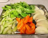 豚肩ロースと香味野菜のスープ作り方3写真