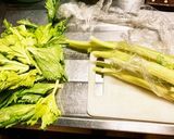 セロリの葉っぱ　瓶詰め作り方1写真