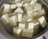 殻付えびでも◎！ウチワエビと豆腐の味噌汁作り方4写真