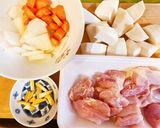 簡単！鶏のお雑煮♡関東風　白だしベース作り方1写真