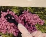 簡単☆キャラ弁☆お花海苔巻き弁当作り方2写真