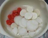 紅白のお雑煮（関西風）作り方1写真