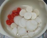 紅白のお雑煮（関西風）作り方1写真