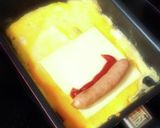 チーズINウィンナー卵焼き作り方1写真