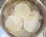 大根とワンタンの皮の優しい中華スープ作り方5写真