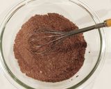 レンジで簡単★低糖質濃厚チョコケーキ♡作り方1写真