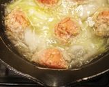 白菜と辛味噌団子のスープ作り方5写真