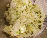 しその実と大葉揚げ玉飯作り方2写真