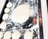 2021年　鏡餅　雑煮用の丸餅作り方2写真