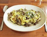 家にある物で！キノコのクリームパスタ作り方8写真