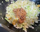 フライドチキンとひきわり納豆チャーハン作り方4写真