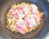 豚キムチーズのお好み焼き作り方4写真