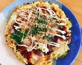 豚キムチーズのお好み焼き作り方8写真