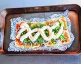 油揚げの辛味噌ピザ作り方7写真