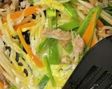 野菜炒めin卵作り方4写真