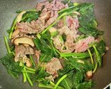 白菜と牛肉で焼きそば・焼肉のタレで作り方2写真