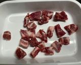 豚角切りのスパイス炒め作り方1写真