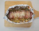 ベーコンブロックと玉ねぎのチーズ焼き作り方4写真