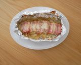 ベーコンブロックと玉ねぎのチーズ焼き作り方5写真