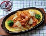 ナポリタンのオムレット仕立て♪作り方3写真
