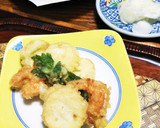年越しに 海老と百合根と三つ葉のかき揚げ作り方5写真