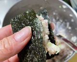 ねぎとろで海苔巻き揚げ作り方3写真
