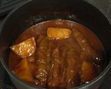 牛肉切り落とし☆巻き巻きステーキ作り方7写真