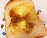 トースト バター醤油作り方3写真