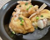 三つ葉香る♡餡かけ鶏モモ・銀杏入り餅巾着作り方9写真