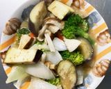 根菜茄子肉なし飯泥棒味噌炒味温野菜サラダ作り方15写真