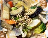 根菜茄子肉なし飯泥棒味噌炒味温野菜サラダ作り方19写真