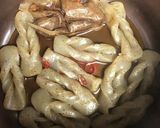 定番　手綱こんにゃく（おせち）作り方4写真